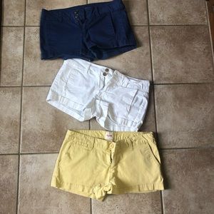 Summer short cargo type shorts ~ Yellow